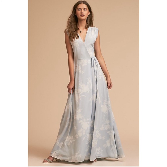 Anthropologie Dresses & Skirts - New BHLDN YUMI KIM Sashay Light Blue Floral Dress
